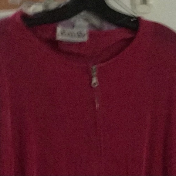 New Vikki Vi California Raspberry Jacket 1X Nordstrom made USA Maternity Barbie - Picture 16 of 16